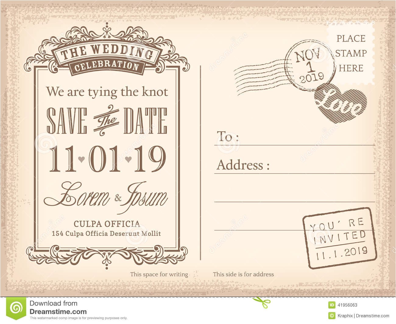 Bridal Shower Postcard Invitation Template 7 Best Of Wedding Invitation Postcard Template