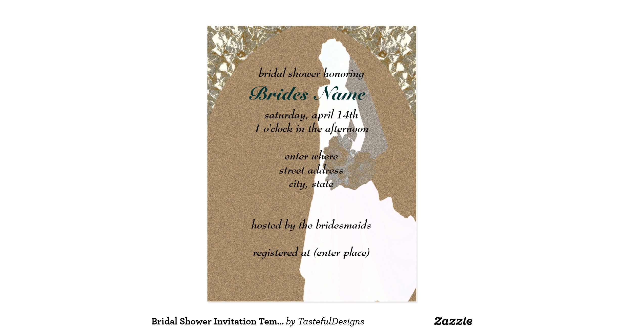 Bridal Shower Postcard Invitation Template Bridal Shower Invitation Template Postcard