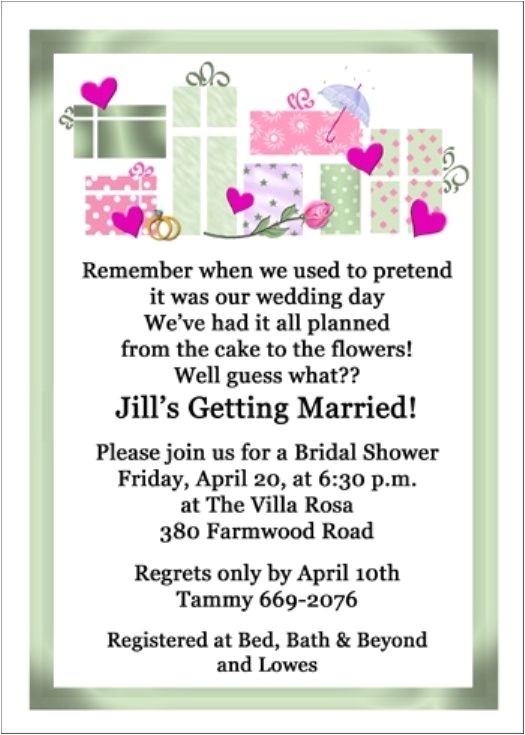 Bridal Shower Rhymes for Invitations 8 Best Images About Wedding Shower Invitations Wording On
