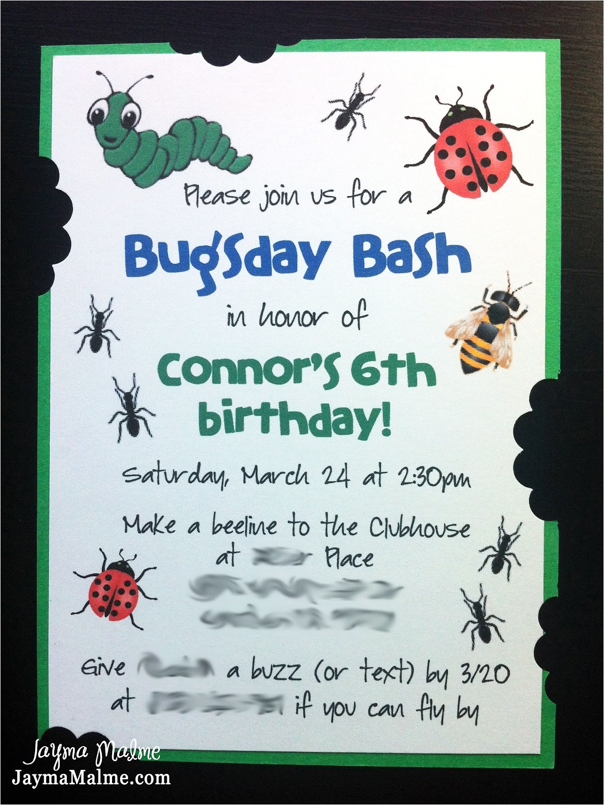 Bug Party Invitation Template Contemporary Bug Party Invitations Inspiration