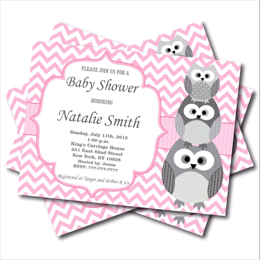 Bulk Owl Baby Shower Invitations Cheap Invitations Birthday Image Collections Baby