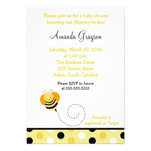 Bumble Bee Baby Shower Invites Bee Hop Bumble Bee Baby Shower Invitation 5×7 5" X 7 Bumble Bee Baby Shower Invites Bee Hop Bumble Bee Baby Shower Invitation 5×7 5" X 7