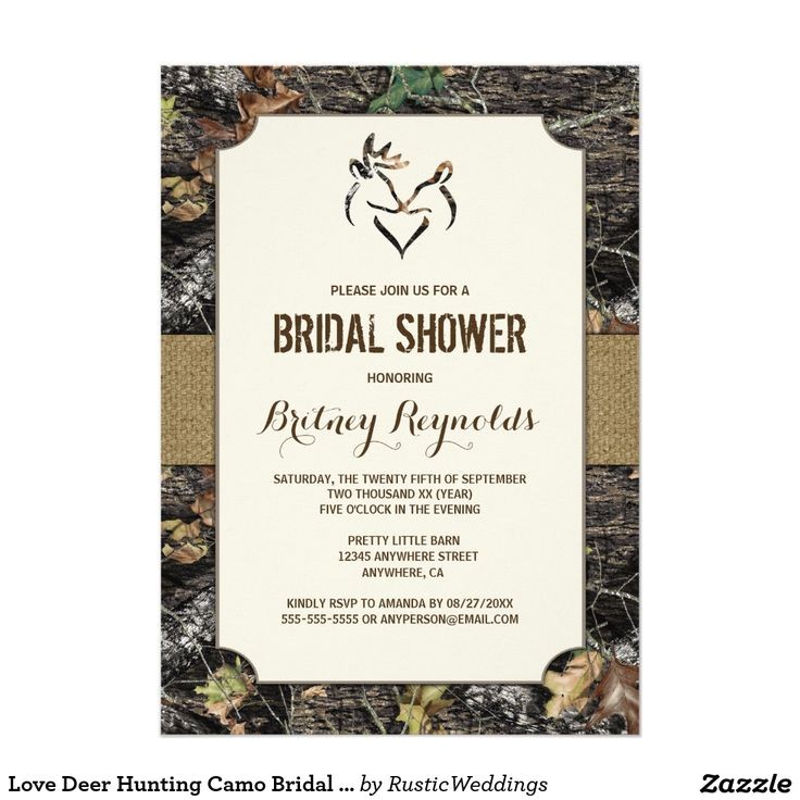 Camo Bridal Shower Invitations 1000 Ideas About Camo Bridal Showers On Pinterest