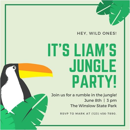 Canva Birthday Invite Birthday Invitation Templates Canva