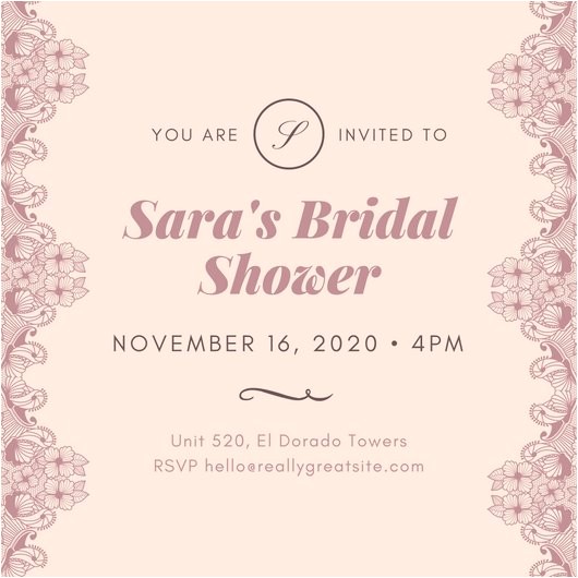 Canva Bridal Shower Invitations Customize 636 Bridal Shower Invitation Templates Online