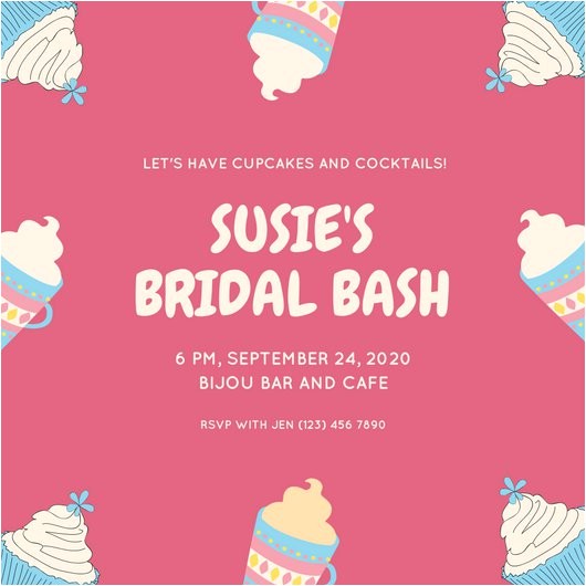 Canva Bridal Shower Invitations Customize 636 Bridal Shower Invitation Templates Online