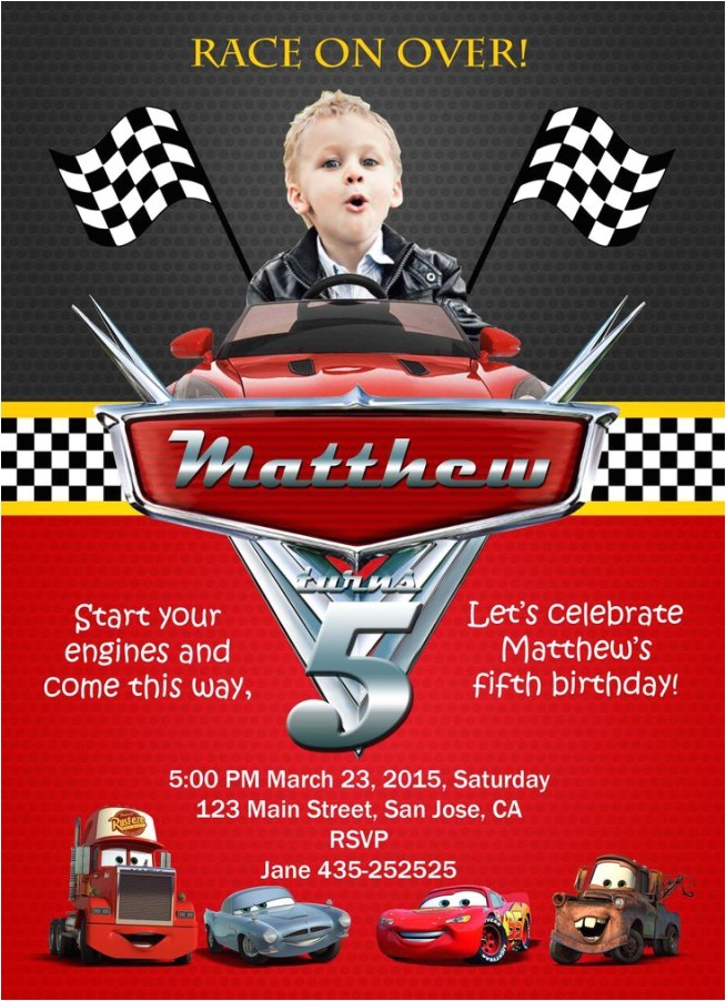 Car themed Birthday Invitation Card Birthday Invitation Templates Disney Cars Birthday Car themed Birthday Invitation Card Birthday Invitation Templates Disney Cars Birthday