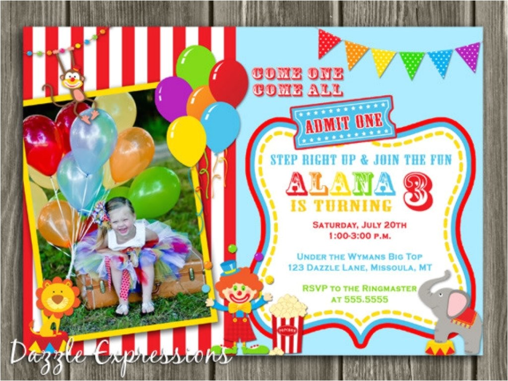 Carnival 1st Birthday Party Invitations Circus 1st Birthday Invitations Carnival 1st Birthday Party Invitations Circus 1st Birthday Invitations