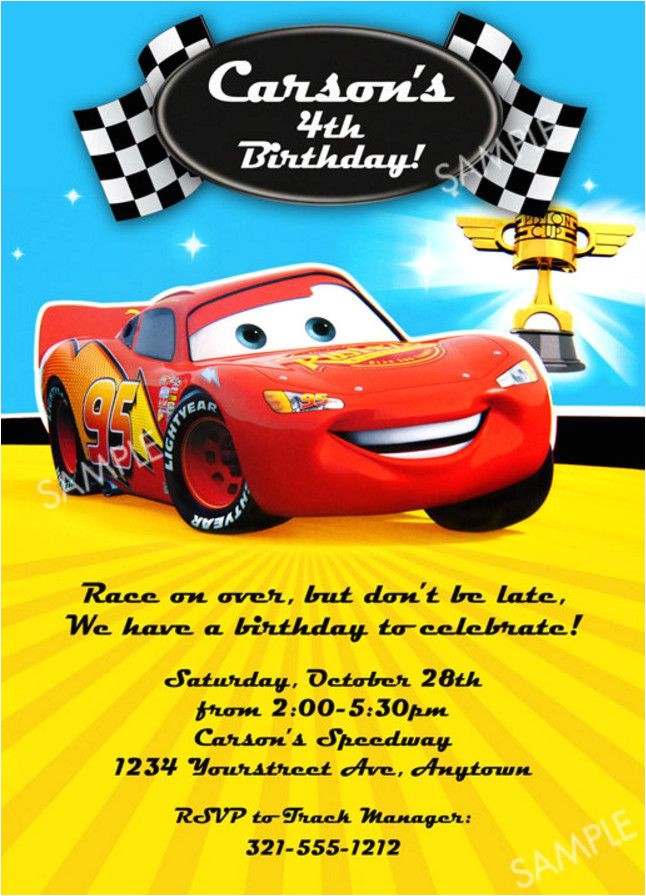 Cars themed Birthday Invitation Cars Birthday Party Invitation Wording Cars Party Cars themed Birthday Invitation Cars Birthday Party Invitation Wording Cars Party