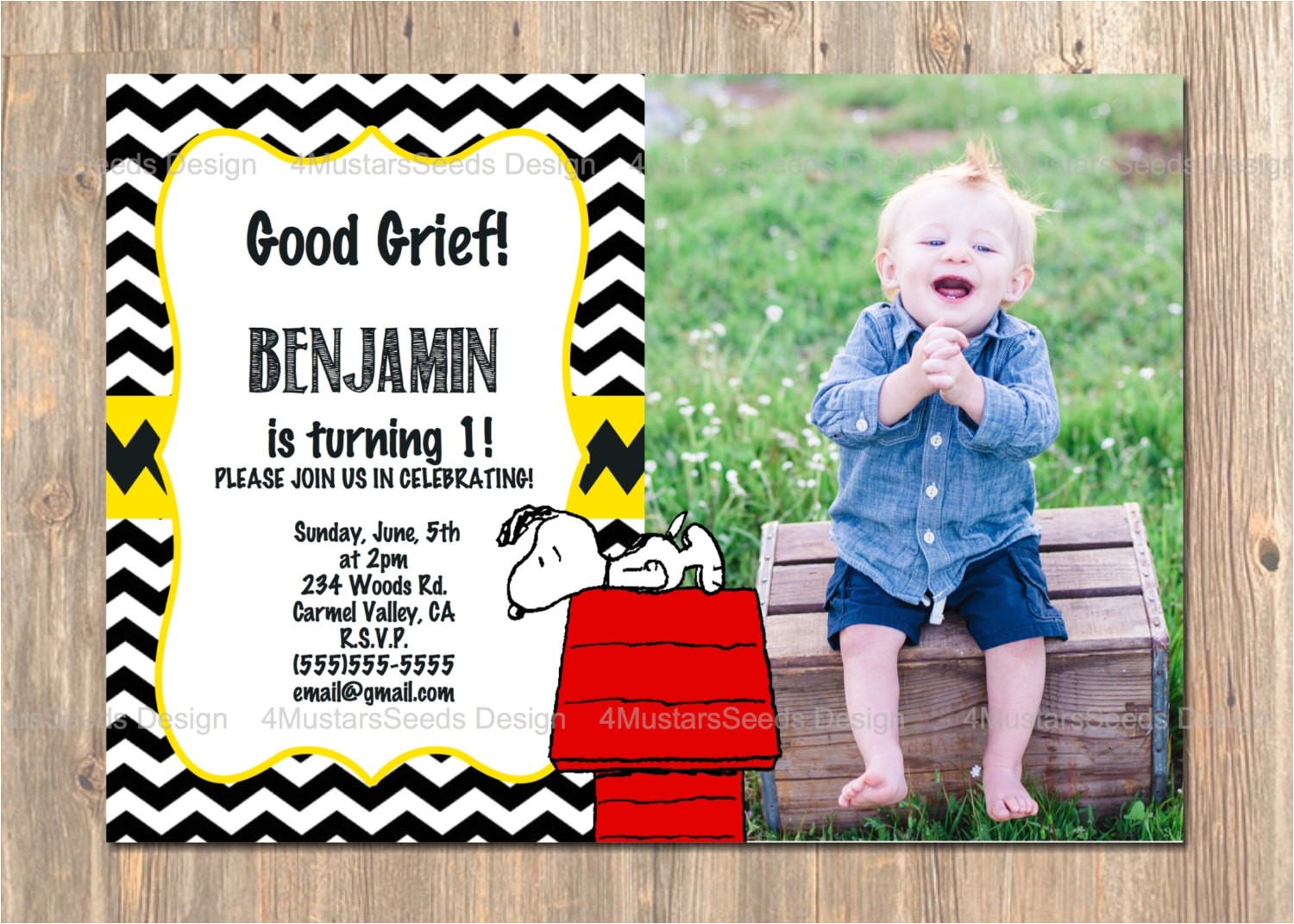 Charlie Brown Birthday Party Invitations Charlie Brown Birthday Invitation Snoopy for All Ages