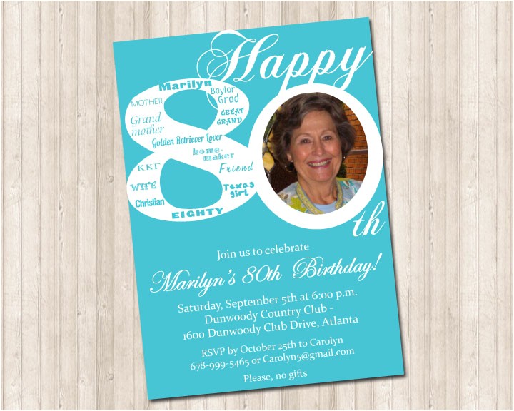 Cheap 80th Birthday Invitations Birthday Invites Best Design 80th Birthday Invitations
