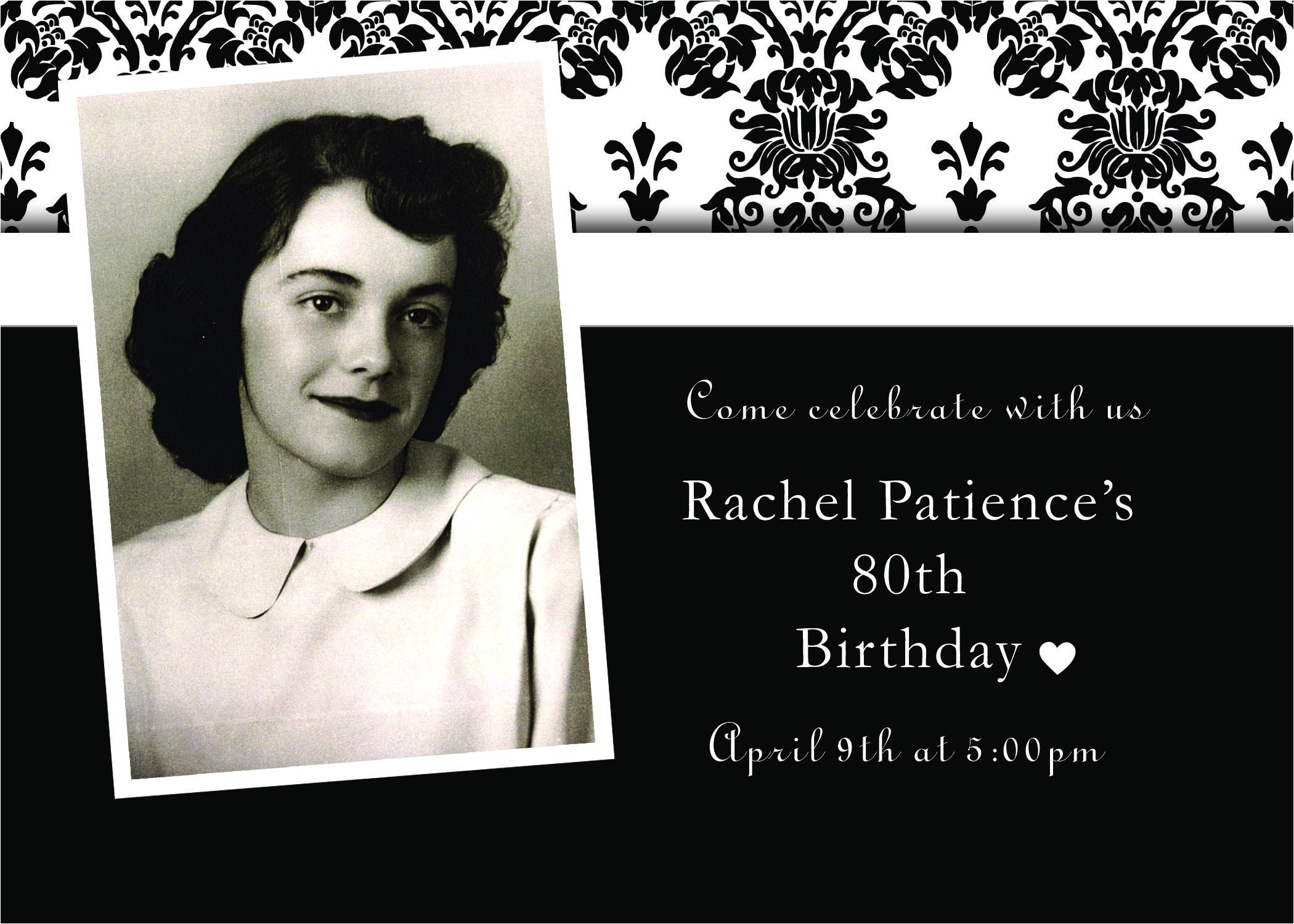 Cheap 80th Birthday Invitations Design Card Birthday Invitation Invitation Templates