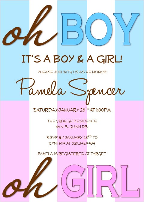 Cheap Baby Shower Invitations for Twins Printable Twin Baby Shower Invitations Oh by