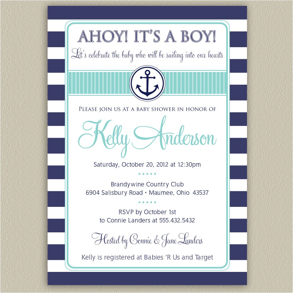 Cheap Baby Shower Invitations Online Nautical Baby Shower Invitations Cheap – Invitations Card