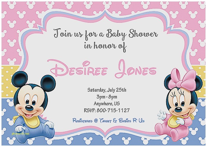 Cheap Minnie Mouse Baby Shower Invitations Baby Shower Invitation Elegant Cheap Minnie Mouse Baby