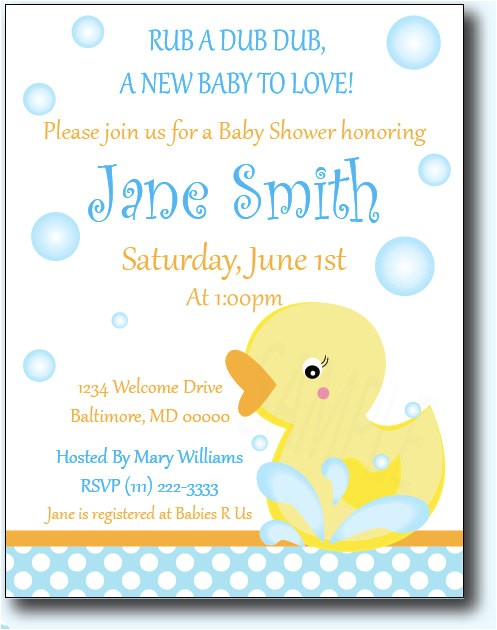 Cheap Rubber Duck Baby Shower Invitations Baby Shower Duck Invitations