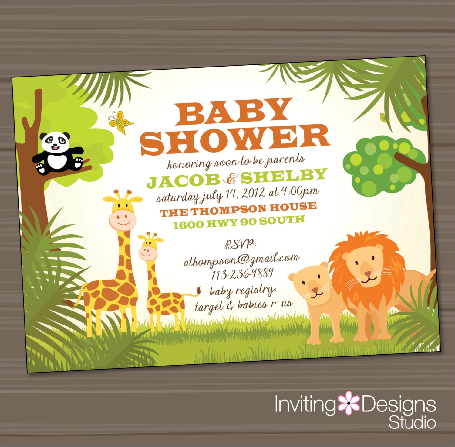 Cheap Safari Baby Shower Invitations Safari Baby Shower Invitations Image