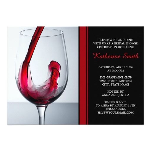 Cheap Wine themed Bridal Shower Invitations 209 Best Images About Red Wine Glasses Wedding Invitations