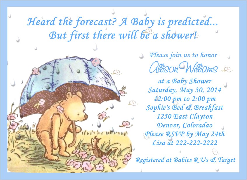 Cheap Winnie the Pooh Baby Shower Invitations Pooh Bear Baby Shower Invitations Party Xyz