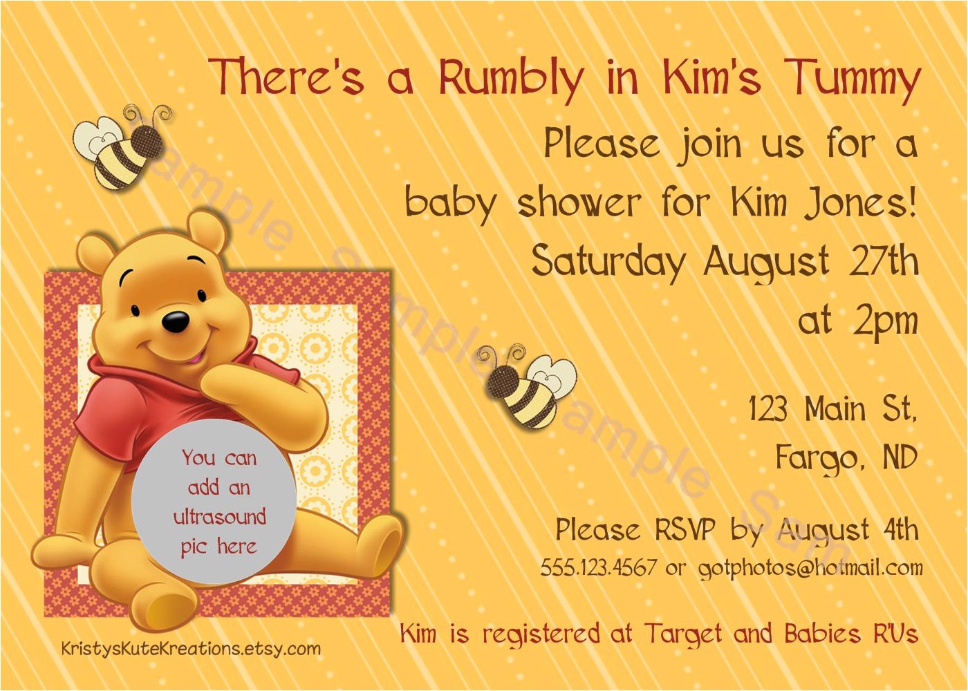 Cheap Winnie the Pooh Baby Shower Invitations Winnie the Pooh Baby Shower Invitations