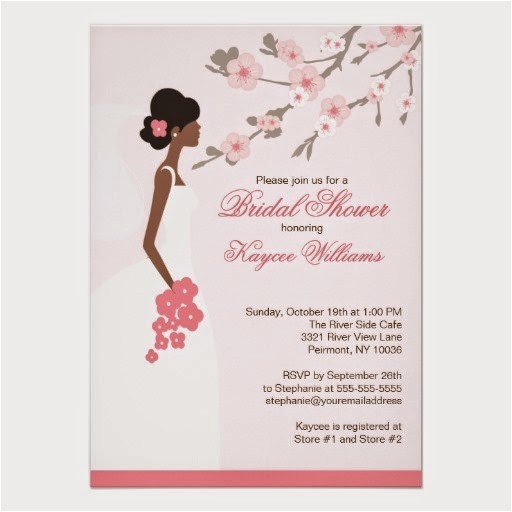 Cherry Blossom Bridal Shower Invitations Cherry Blossom Bridal Shower