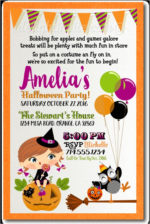 Children S Halloween Party Invitations Kids Halloween Costume Party Invitation Kids Halloween