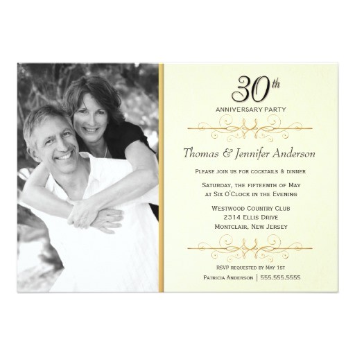 Classy 30th Birthday Invitations Elegant 30th Wedding Anniversary Party Invitations