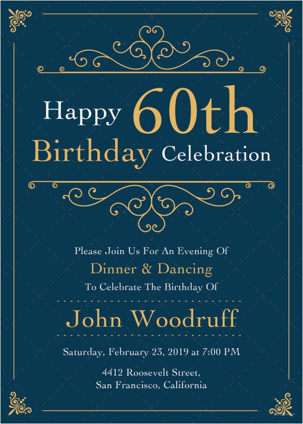 Classy Birthday Invitation Templates Birthday Invitation Template 44 Free Word Pdf Psd Ai