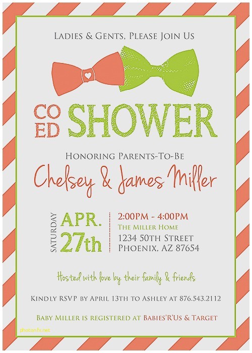 Co-ed Baby Shower Invitation Wording Baby Shower Invitation Unique Co Ed Baby Shower