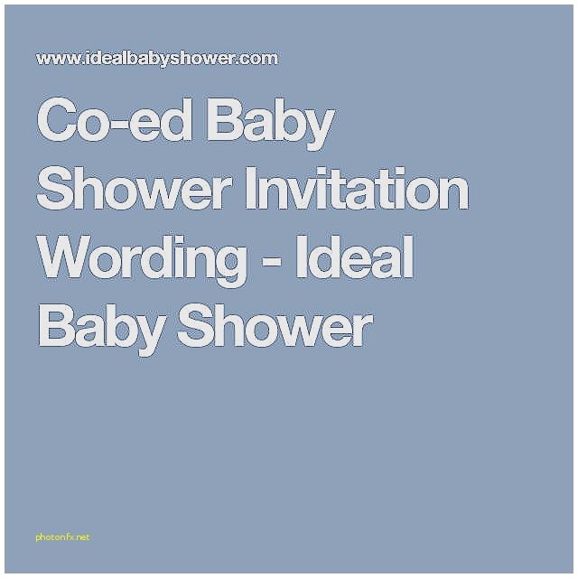 Co-ed Baby Shower Invitation Wording Baby Shower Invitation Unique Co Ed Baby Shower