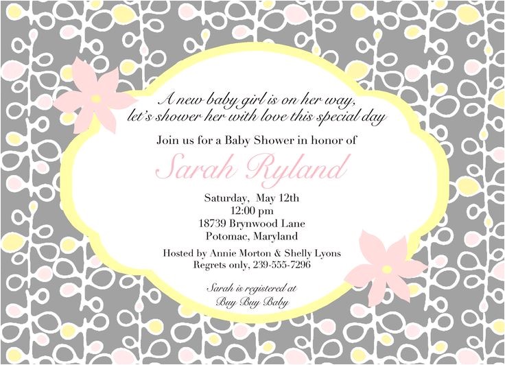 Coed Baby Shower Invitations Wording Ideas Coed Baby Shower Invitation Wording