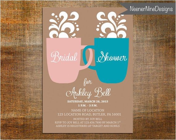 Coffee themed Bridal Shower Invitations Best 25 Coffee Bridal Shower Ideas On Pinterest