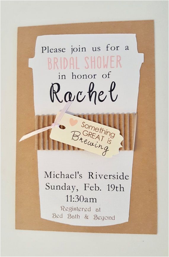 Coffee themed Bridal Shower Invitations Best 25 Coffee Bridal Shower Ideas On Pinterest