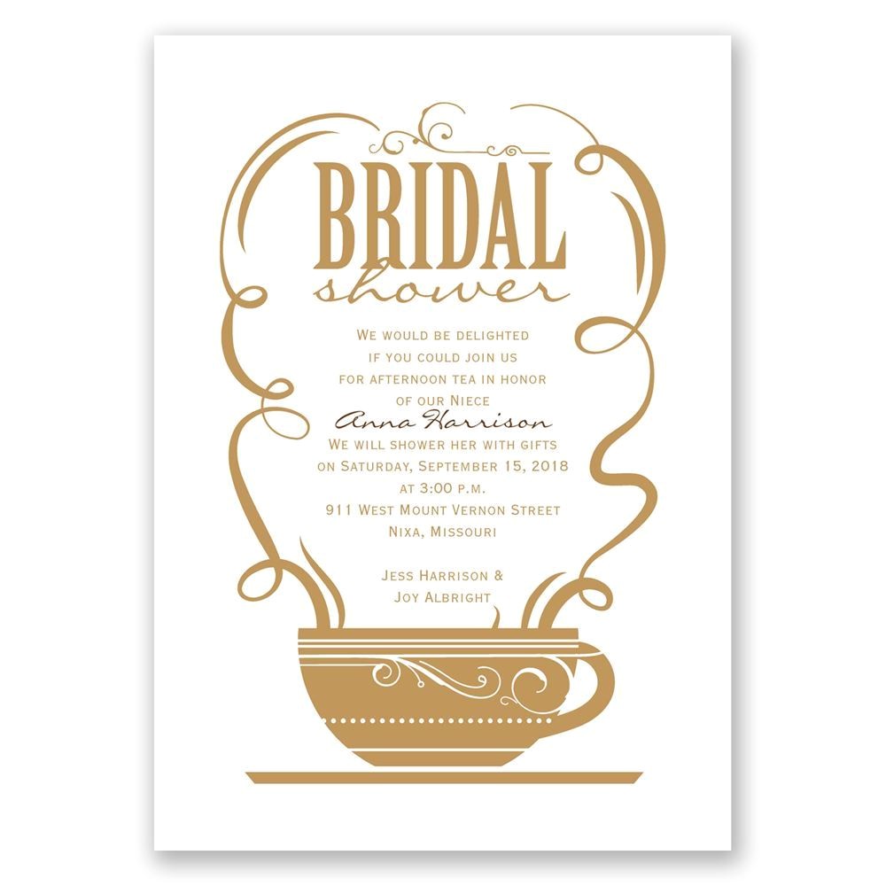 Coffee themed Bridal Shower Invitations Coffee Talk Bridal Shower Invitation