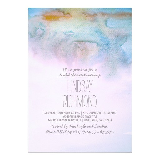 Contemporary Bridal Shower Invitations Watercolor Modern Bridal Shower Invitation Contemporary Bridal Shower Invitations Watercolor Modern Bridal Shower Invitation