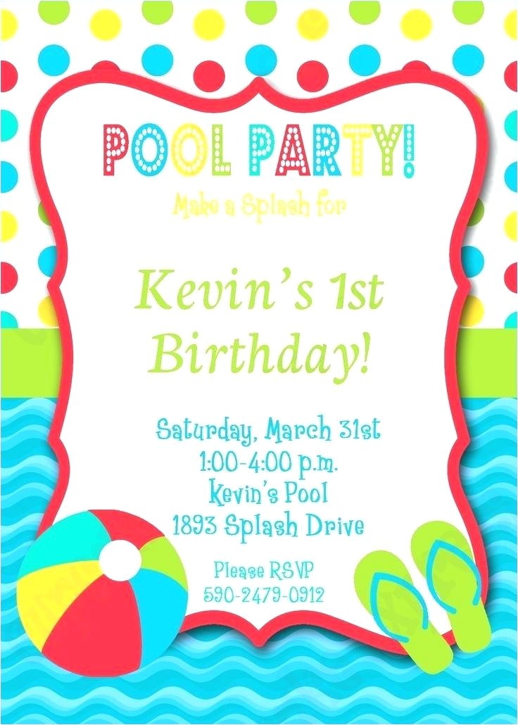Cool Pool Party Invitation Ideas Make Pool Party Invitations Online Free Minion Birthday