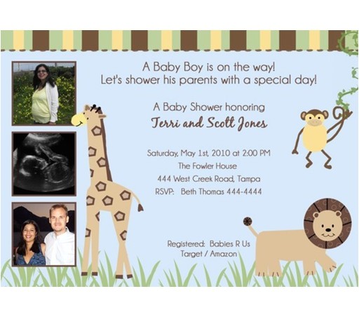 Costco Photo Baby Shower Invitations Costco Baby Shower Invitations Template