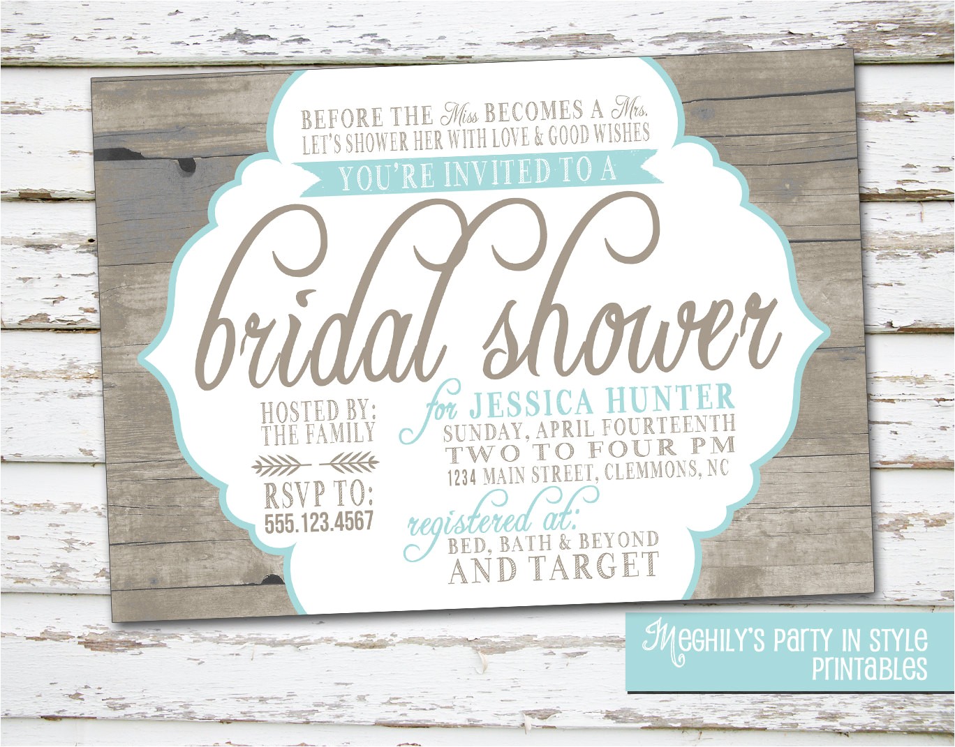 Country Bridal Shower Invites Country Rustic theme Bridal Shower Invitation by Meghilys Country Bridal Shower Invites Country Rustic theme Bridal Shower Invitation by Meghilys