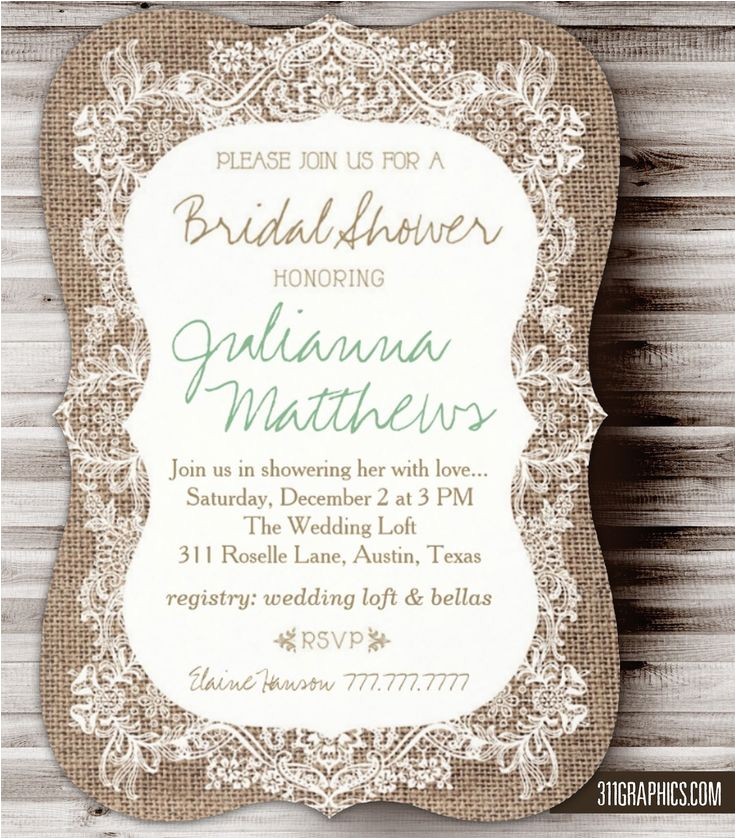 Country Chic Bridal Shower Invitations Rustic Burlap Lace Bridal Shower Burlap Rustic Lace Country Chic Bridal Shower Invitations Rustic Burlap Lace Bridal Shower Burlap Rustic Lace