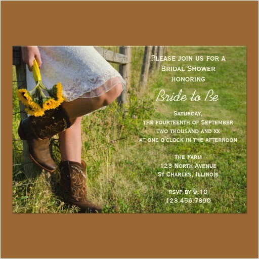 Country themed Bridal Shower Invitations Country Wedding Invitations Rustic Wedding Chic