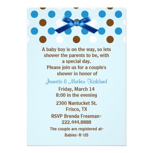 Couple Baby Shower Invites Baby Boy Couple S Baby Shower Invitation 13 Cm X 18 Cm