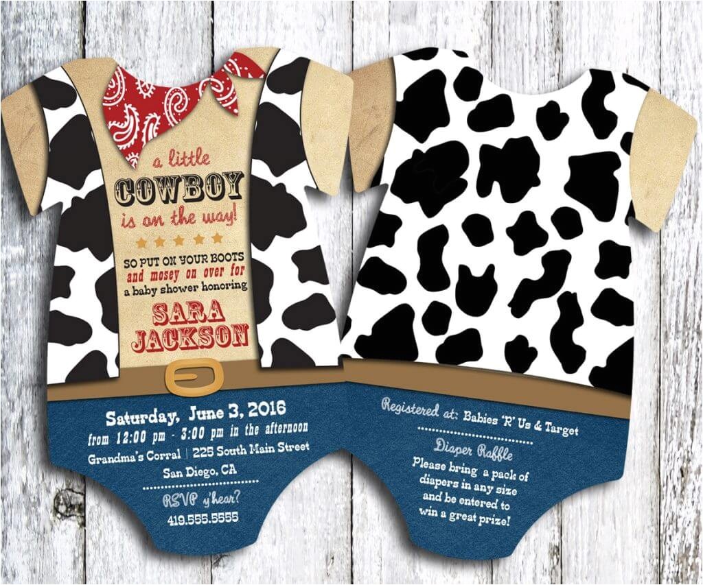 Cowboy themed Baby Shower Invitations Western Baby Shower Ideas Baby Ideas