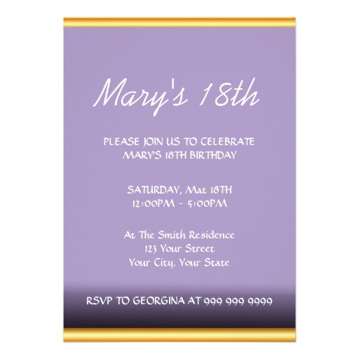 Create Your Own Birthday Invitations Create Your Own Birthday Invitation 5 Quot X 7 Quot Invitation