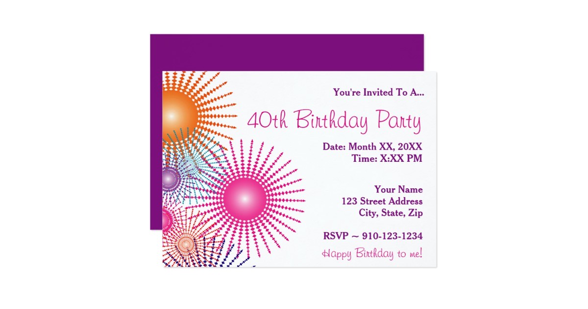 Create Your Own Birthday Invitations Create Your Own Birthday Party Invitation Zazzle