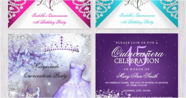 Create Your Own Quinceanera Invitations Quinceanera Invitations with Easy to Edit Templates to