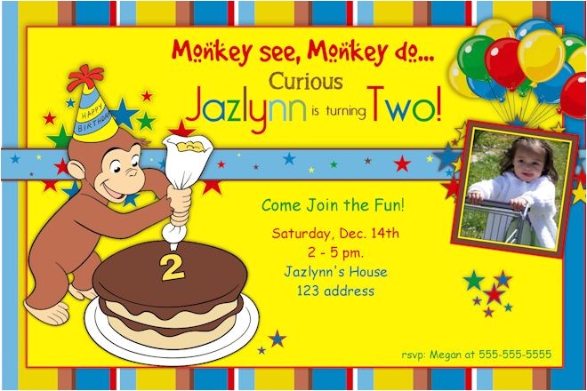 Curious George 2nd Birthday Invitations 2nd Curious George Birthday Invitations Anouk Invitations Curious George 2nd Birthday Invitations 2nd Curious George Birthday Invitations Anouk Invitations