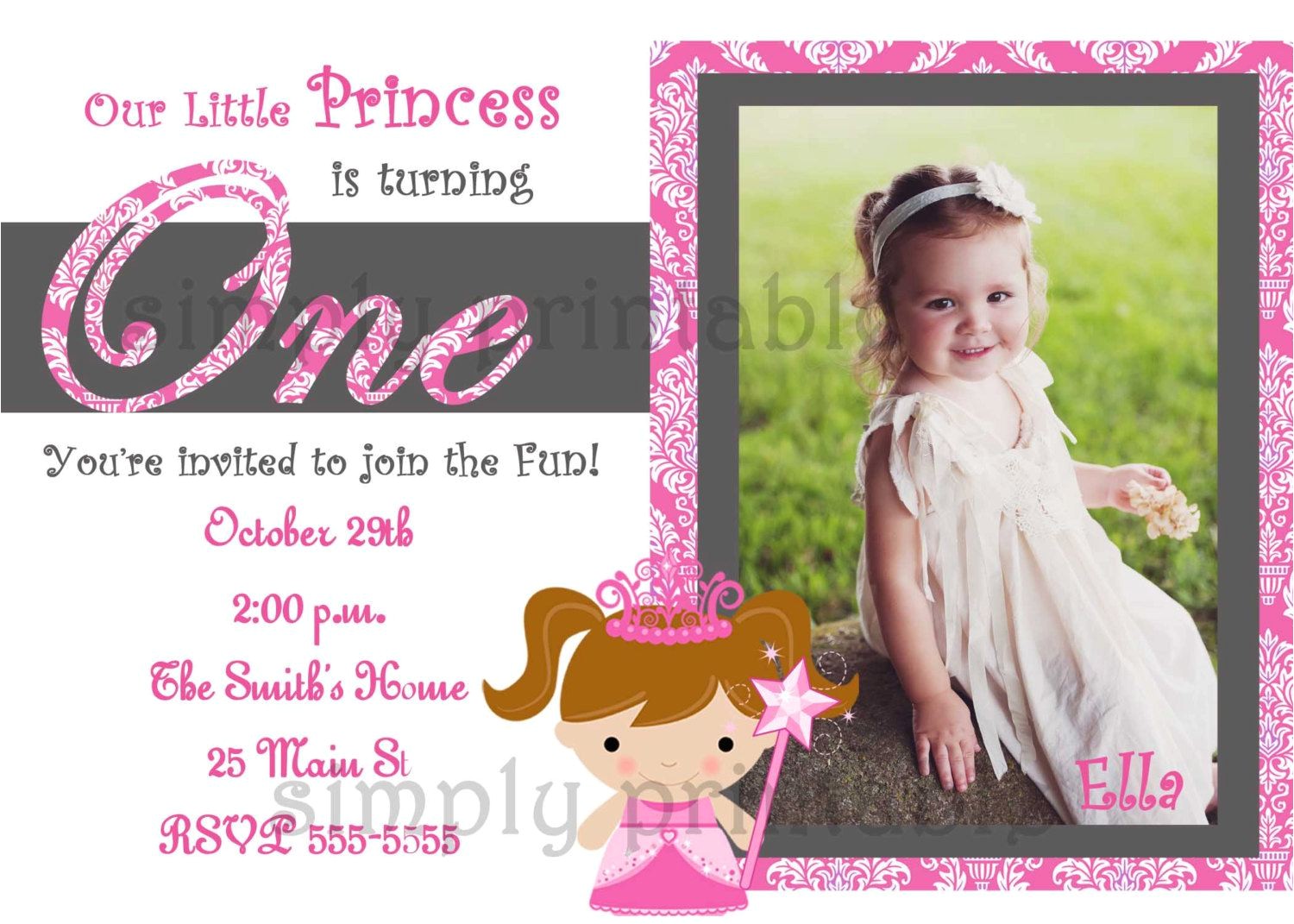 Custom Birthday Invitations Walgreens Birthday Invitation Card First Birthday Invitations