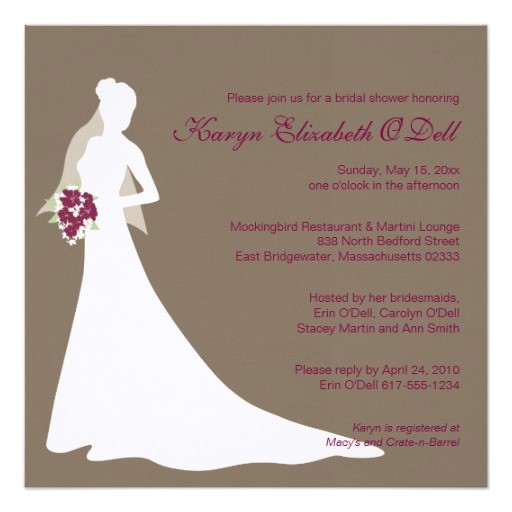 Custom Made Bridal Shower Invitations Bridal Shower Invitations Custom