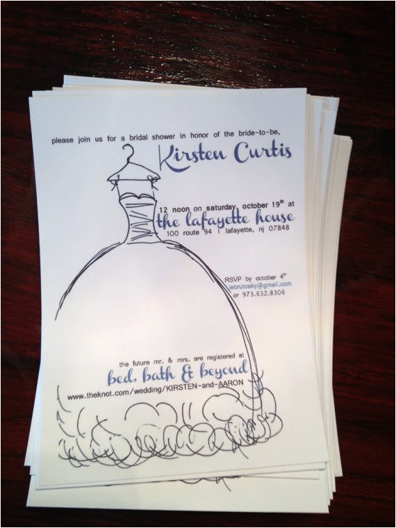 Custom Made Bridal Shower Invitations Handmade Custom Bridal Shower Invitations On Cardstock 25