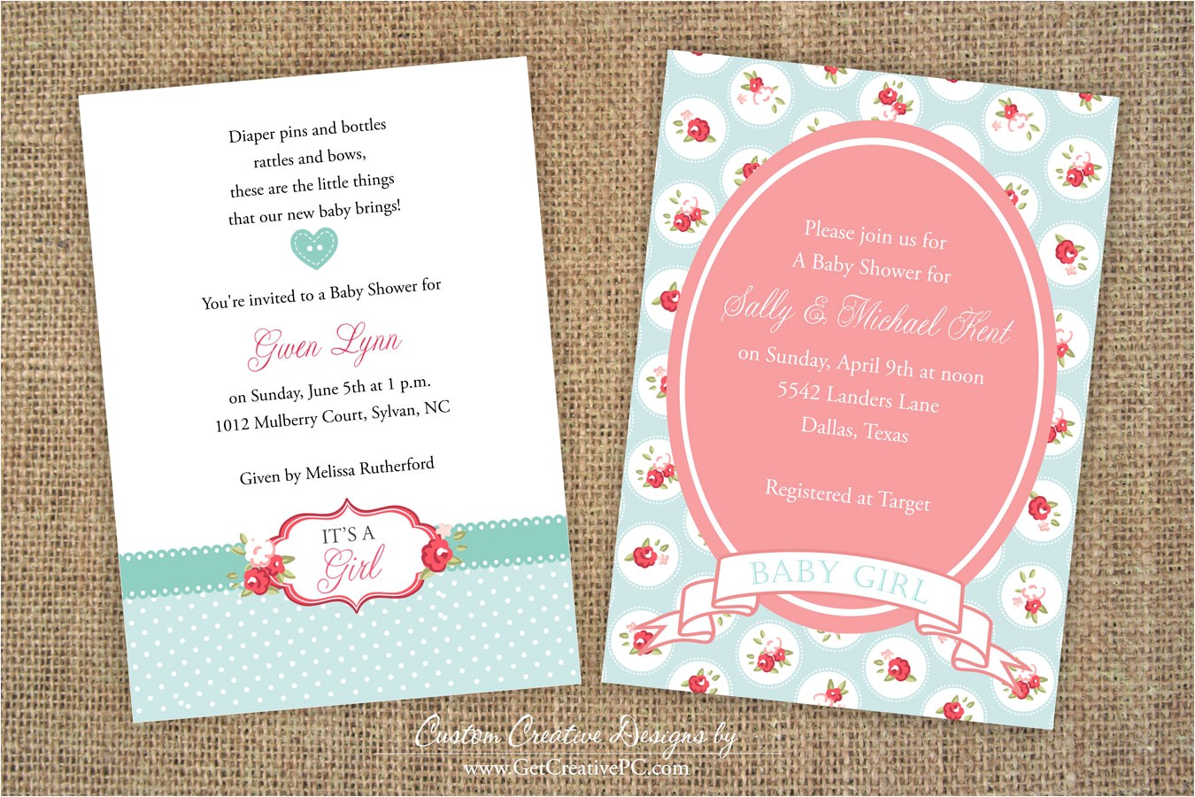 Custom Make Baby Shower Invitations Couples Baby Shower Invite